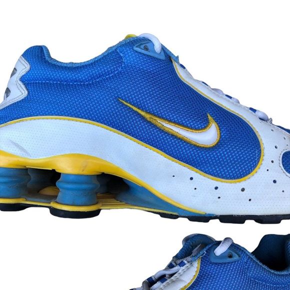 Vintage 2004 Nike Shox 'UNC' University Gold Size 6 - Picture 12 of 14